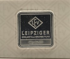 Leipziger 10gram Silver Bar Very Rare Exclusive 30x10g Geiger Carded Sealed Mint