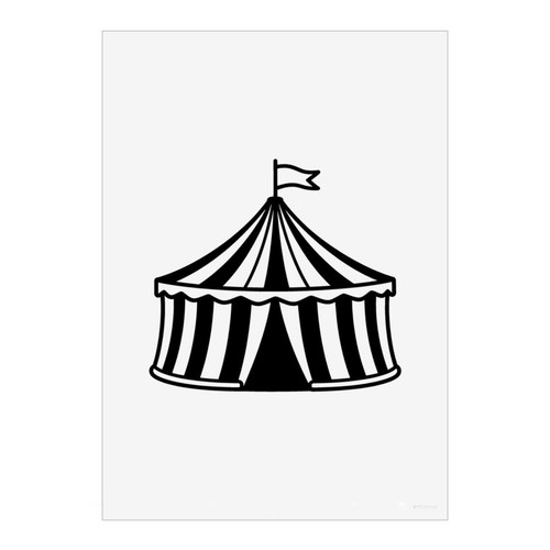 Circus tent unframed - 'circus, tent'