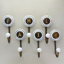 Antique Copper Ceramic® Coat Hat Hooks 