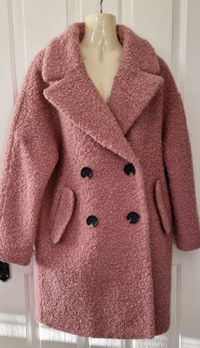 Topshop pink oversized boucle - oversized,