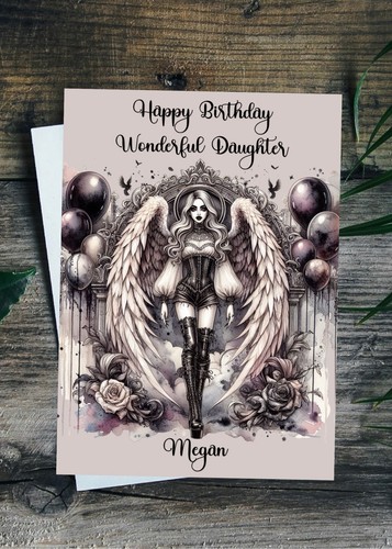 Gothic birthday card - card, goth