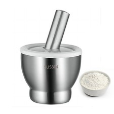 Steel garlic mortar - garlic,