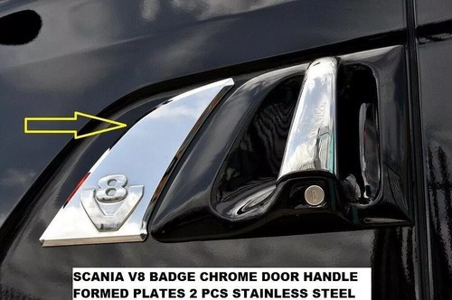 Fits scania badge chrome - scania, v8