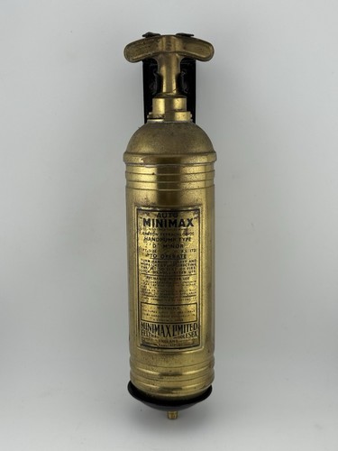 Vintage minimax brass fire - minimax,
