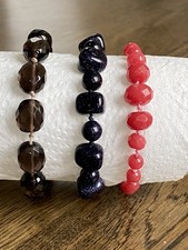 3 LOLA ROSE BRACELETS SMOKEY