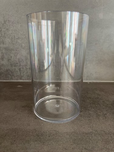Clear acrylic cylinder - clear,