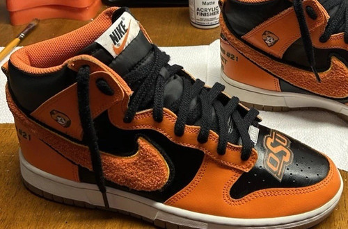 Custom nike dunk high bowling - dunk,