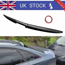 FOR AUDI A4 B6 B7 8E RS4 S4 SALOON Rear Lip Boot Spoiler Tail Wing Gloss Black