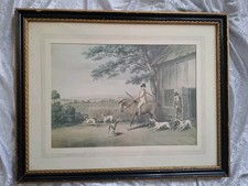 Vintage Framed Fox Hunting