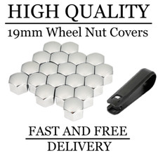 19mm chrome wheel nut bolt - chrome,