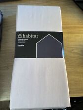 Habitat Eygptian Cotton Double Sheet Grey 400 Thread