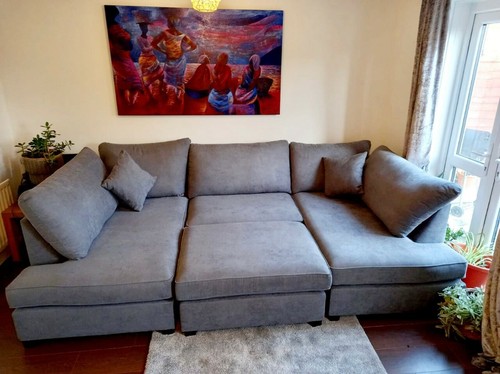 Carnaby grey sofa - ,