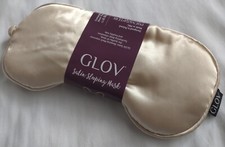'Glov' Satin Sleeping Eye Mask Gold Colour BNWT Sleep Like A Queen - GIFT