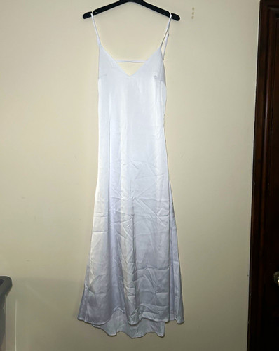 Women white satin full - women’s,