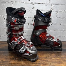 Atomic Hawx 90 Plus Ski Boots  28- 28.5 -325mm Anatomic Hi-Perf-Fit In Red Grey
