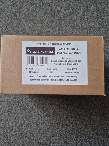 Ariston part number 406801 - ariston,