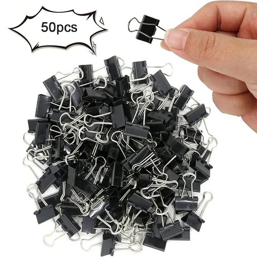 50pcs mini binder - binder, clips