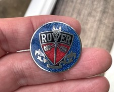 Vintage Rover  enamel Pin  Badge motor car van truck Viking Ship  Emblem