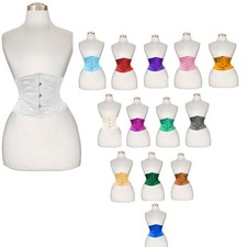 Steel Boned Waist Satin