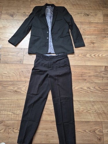 Boys suit black jacket - m&s, black,