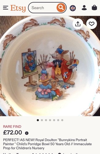 Vintage royal dalton bunnykins - vintage,