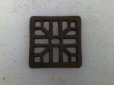 Antique/Vintage 4inch Square Cast Iron Drain Cover