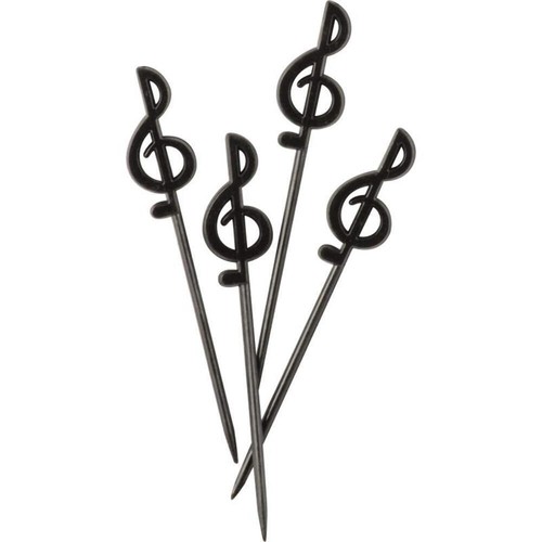 Music note cake - toppers, double