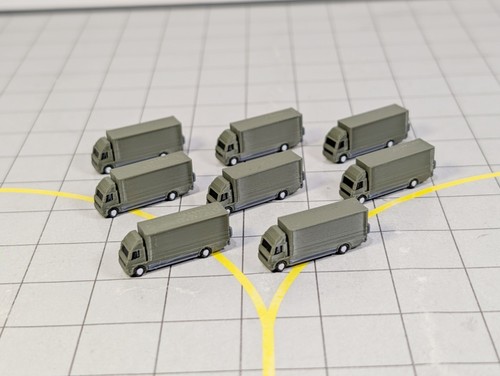 Military rigid trucks - military, (x8)