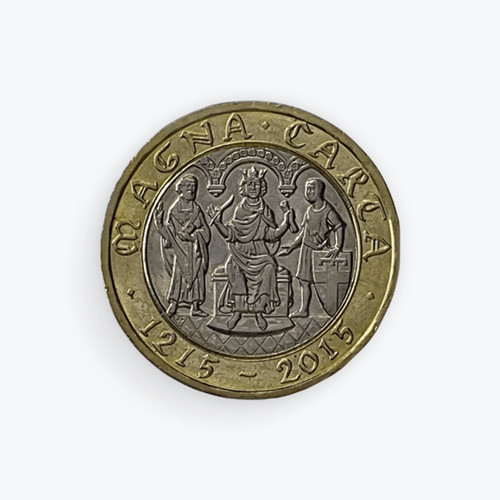2015 magna carta coin - carta, £2