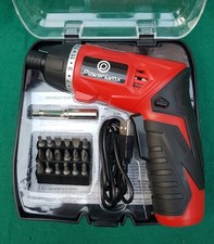Electric Cordless Screwdriver 3.6V Lithium Ion USB Rechargeable Drill Torch Set