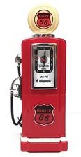 Steepletone 24.5cm Tall GPCR3 - 50's Style Gas Pump Alarm Clock Radio - Red