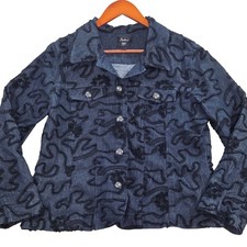 Analogy women denim jacket l - women's,