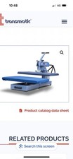 Heat press Transmatic TS 74M heat press t shirt press