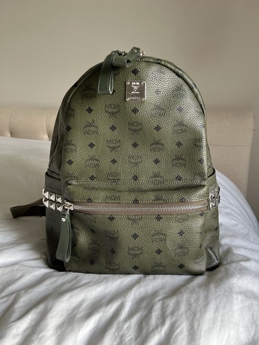 100 authentic mcm - authentic, backpack