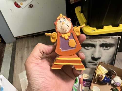 Vtg ceramic disney cogsworth - vtg,