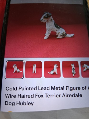 Cold painted lead metal figure - painted,