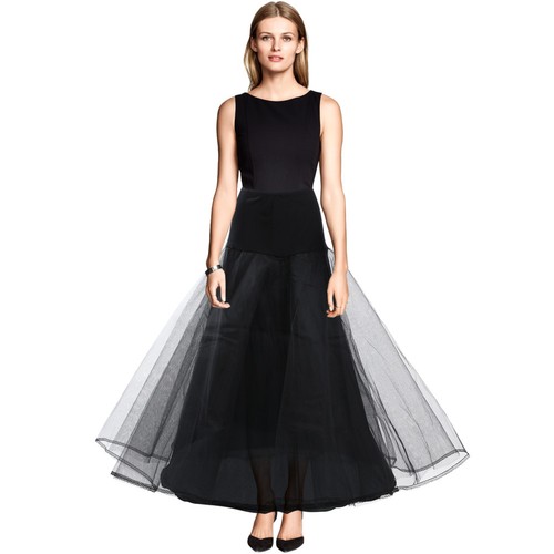 Black wedding petticoat skirt - petticoat,