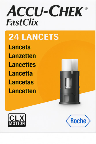 Accu chek fastclix lancetas - accu-chek,