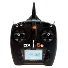 DX6e 6-Channel DSMX 2.4GHz RC Radio Transmitter Only (No Receiver) with 250 M...