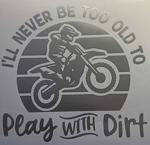 Vinyl decal ll never be - i'll,
