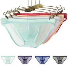 New Men Mesh Low Waist Panties