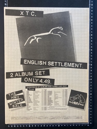 Xtc english settlement hmv - -,