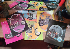 David Mann Easy Rider Space Art Gatefold Collectable Biker Harley Motorcycle x6