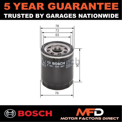 Oil filter bosch fits xk8 - oil,