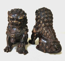Vintage old Bronze Lions Door