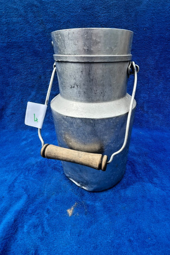 Vintage french aluminium milk - vintage,