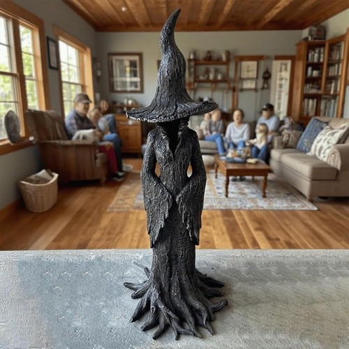 Witch statue resin craft - witch,