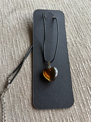 Resin heart necklaces various - resin,
