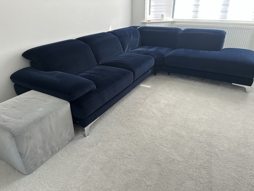 Natuzzi blue fabric - blue,