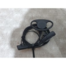 D-Shape Earpiece Security Headset 2-Pin Connector For Motorola CP040 2-Way Radio